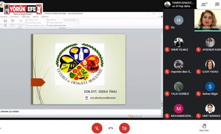 Koçarlı MYO’da ’Pandemide Beslenme ve Bağışıklık’ semineri düzenlendi