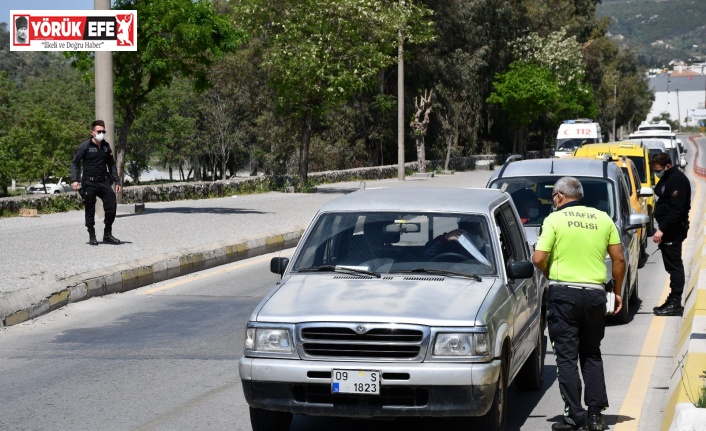 Tam kapanmanın ilk gününde Söke’de sıkı denetim