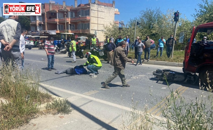 Trafik kazasında yaralanan motosiklet sürücüsü hastanede hayatını kaybetti