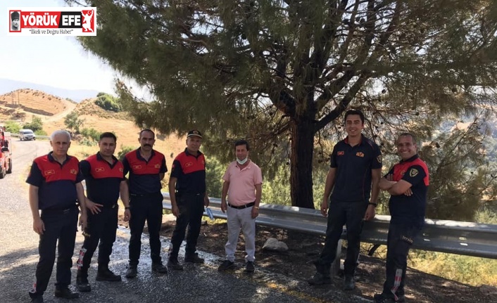 Aydın Büyükşehir Belediyesi itfaiye ekiplerine teşekkür