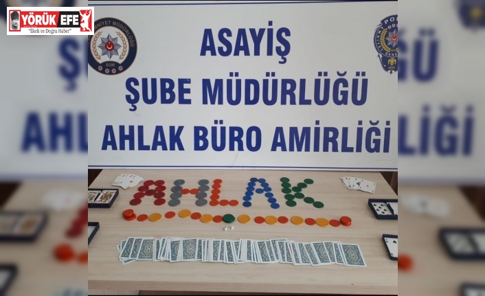 Kısıtlamanın durduramadığı kumarbazları, asayiş ekipleri durdurdu