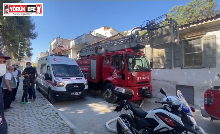 Uyuşturucu bağımlıları metruk binayı ateşe verdi