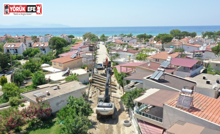 ASKİ’den Davutlar-Güzalçamlı kanalizasyon hattına önemli yatırım