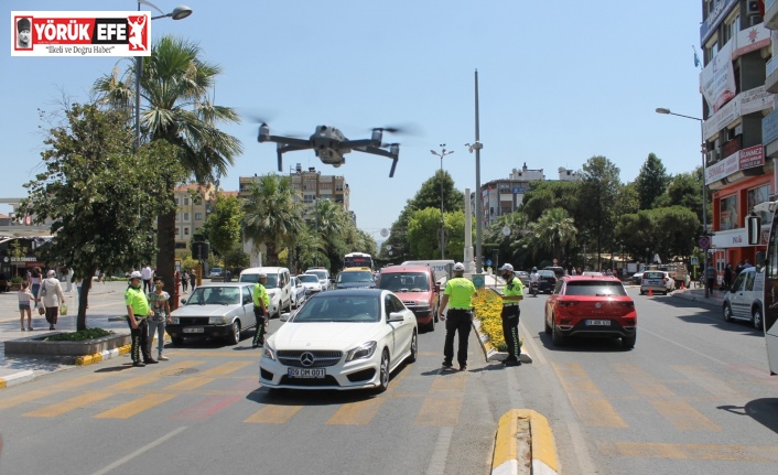 Drone destekli denetimde 2 saatte 23 bin TL ceza uygulandı