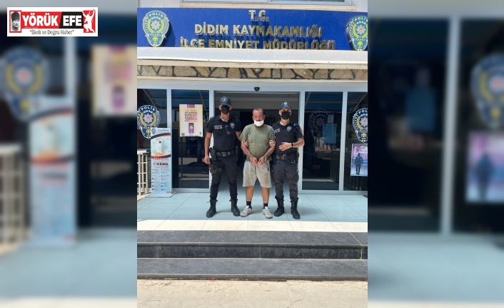 Muğla’da işlenen cinayetin zanlısı Didim’de yakalandı