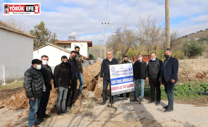 Aydın Büyükşehir Belediyesi Savrandere Mahallesi’nin altyapısını yeniliyor