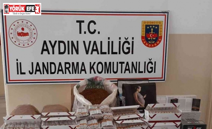 Aydın’da 22 kilo kaçak tütün ele geçirildi