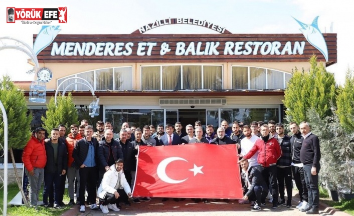 Nazilli Belediyespor kulüp başkan adayı Ünal’dan moral yemeği