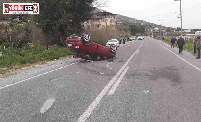 Söke’de trafik kazası: 1 yaralı