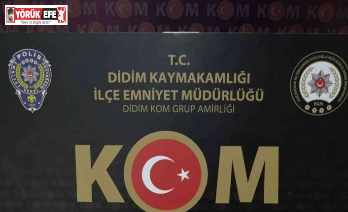 Didim’de zehir tacirlerine baskın: 3 tutuklama