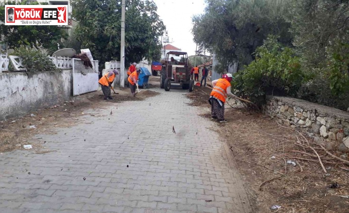 Kuyucak genelinde temizlik çalışmaları sürüyor