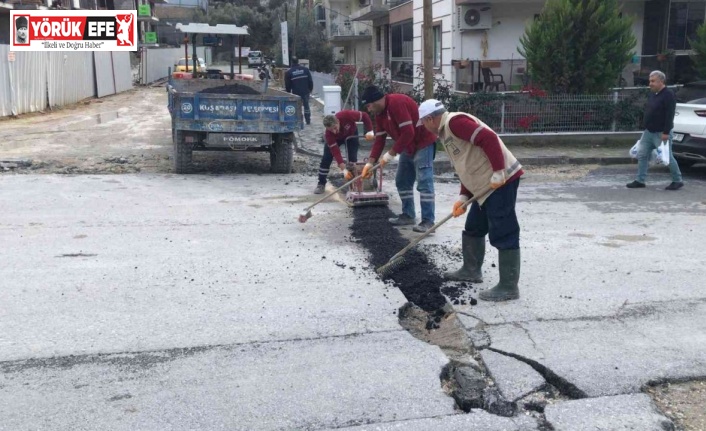 Kuşadası’nın dört bir yanında hummalı yol çalışması