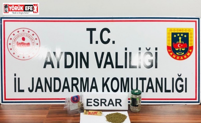 Cam kavanoz içinde uyuşturucu ele geçirildi