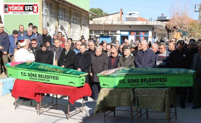 Depremde hayatını kaybeden anne ve kızı toprağa verildi