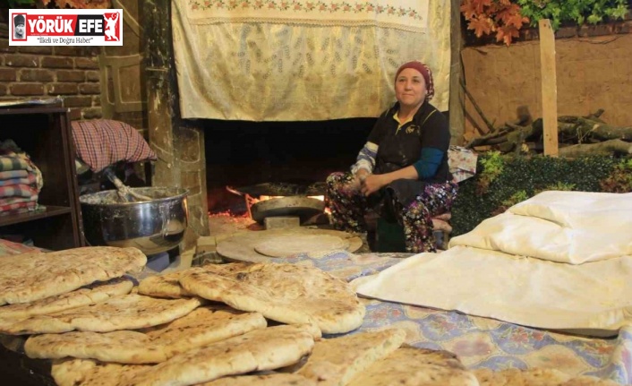 20 yıldır bazlama yaparak geçimini sağlıyor