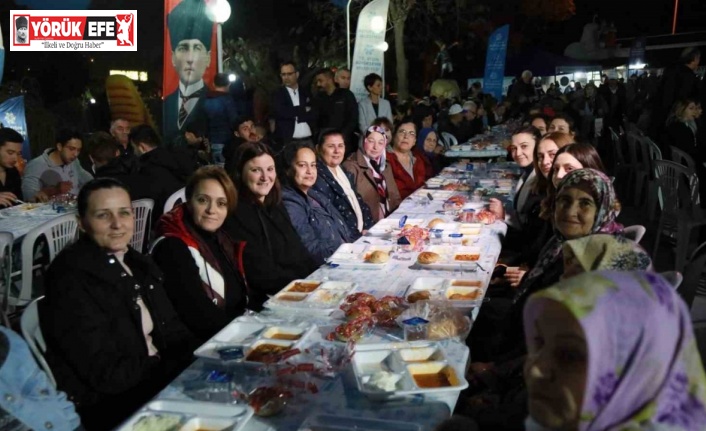 Aydın Büyükşehir’in iftar programları devam ediyor