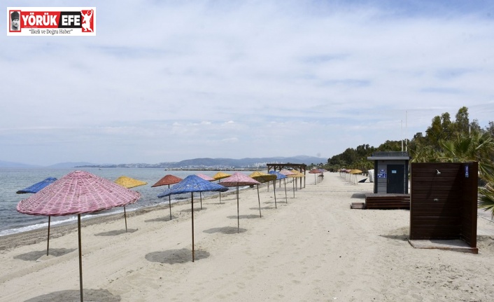 Kuşadası’nın plajları yaza hazırlanıyor