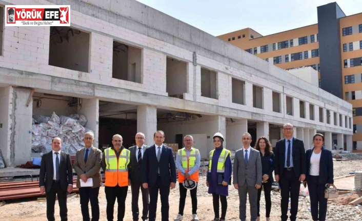 Aydın Şehir Hastanesi’nde çalışmalar hız kesmiyor