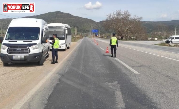 Aydın’da 16 araç trafikten men edildi