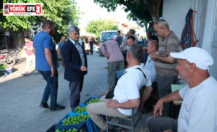 Başkan Çömden, ilek pazarında vatandaşlarla buluştu