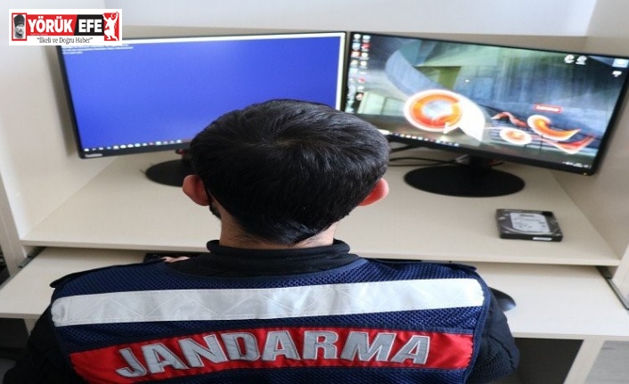 Jandarma sanal devriyede suçlulara göz açtırmıyor