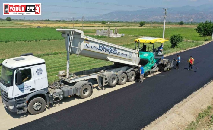 Umurlu Armutlu yolu sıcak asfalta kavuştu