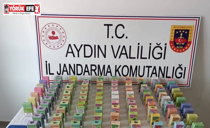 Aydın’da 110 adet elektronik sigara ele geçirildi