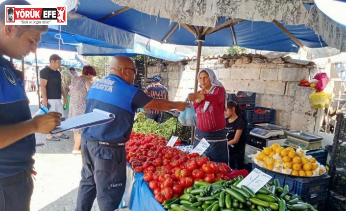 Didim’de zabıta ekipleri denetimlerini sürdürüyor