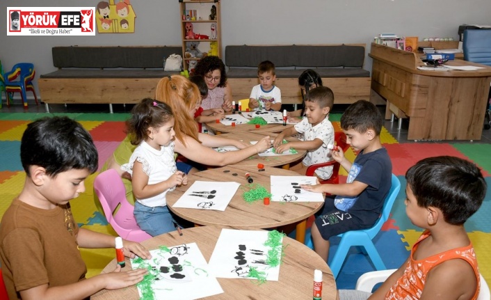 Kuşadalı Çocuklar Anne-Baba Çocuk Merkezi’nde sağlıklı beslenmeyi öğreniyor