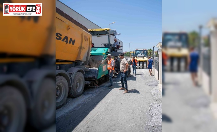 Kuşadası’nda Karaova ve Soğucak Mahalleleri’nde yollaryenilendi