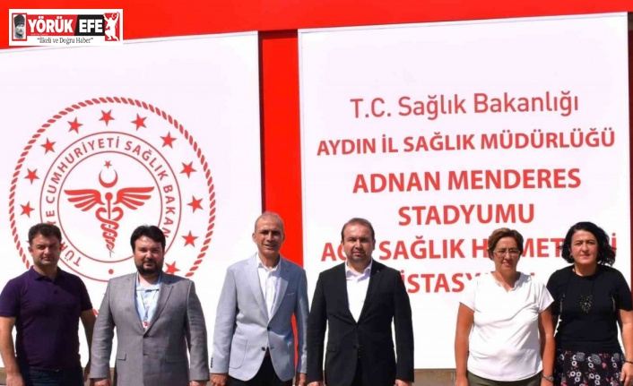 Adnan Menderes Stadyumu 112 Acil Sağlık Hizmetleri İstasyonu’nda sona gelindi