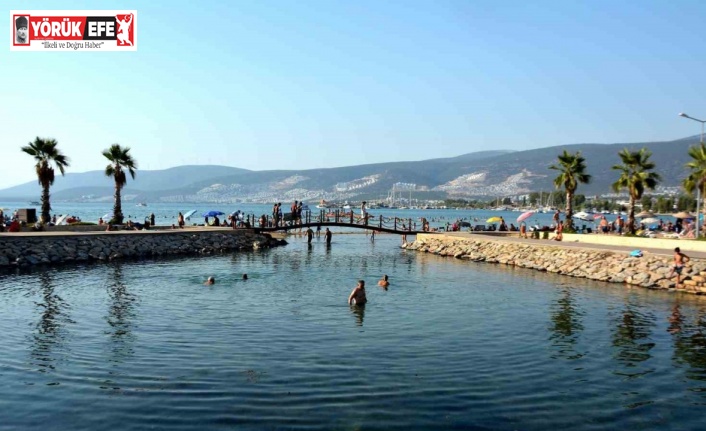 Akbük’ün tarihi şifalı su kaynağı ‘Soğuk Su’, tatilcilerin ilgisini çekiyor