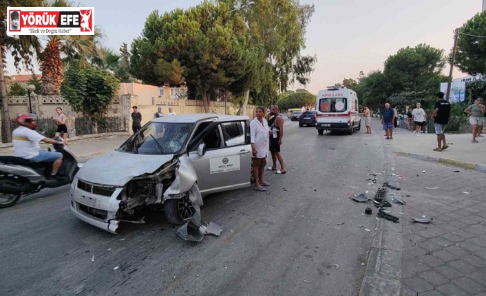 Alkollü sürücü motosikletliye çarptı: 1 ağır yaralı