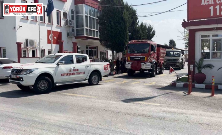 Aydın Büyükşehir Belediyesi İtfaiyesi Çanakkale yangınına müdahale için yola çıktı