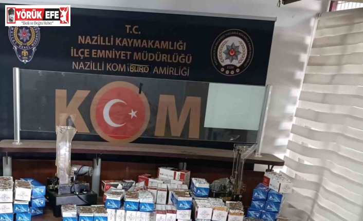 Aydın’da kaçak sigara operasyonu: 1 gözaltı