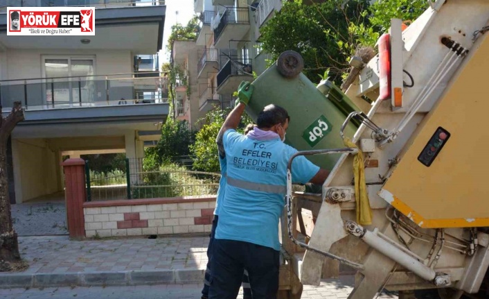 Efeler’de aylık 9 bin ton çöp toplanıyor