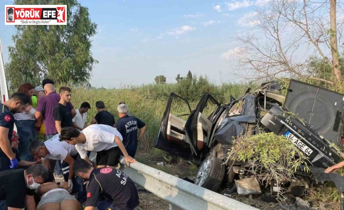 Söke’de trafik kazası; 1’i ağır 6 yaralı