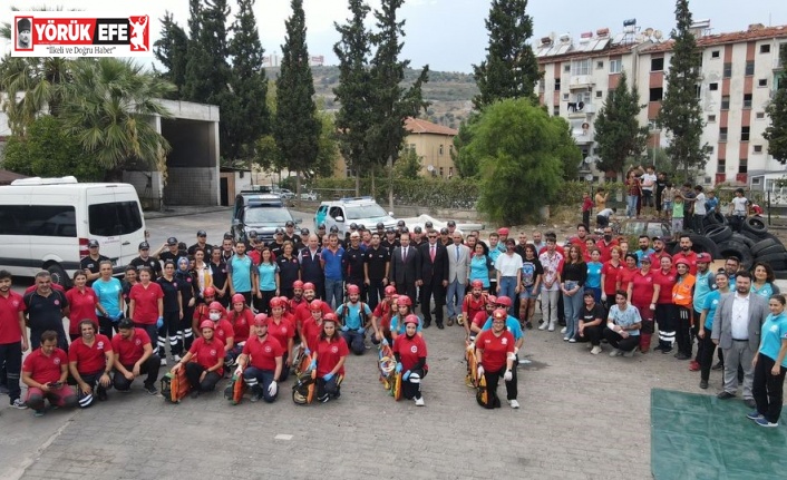 Aydın’da düzenlenen tatbikat gerçeğini aratmadı