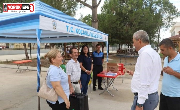 Başkan Kaplan “Belediye Başkanı olarak daima yanınızdayım”