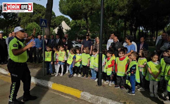 Çocuklar trafik kurallarını eğlenerek öğrendi