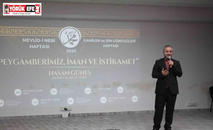 Koçarlı’da Mevlid-i Nebi Konferansı düzenlendi