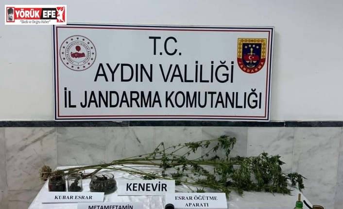 Kuyucak’taki iki şahsın evinde uyuşturucu madde ele geçirildi