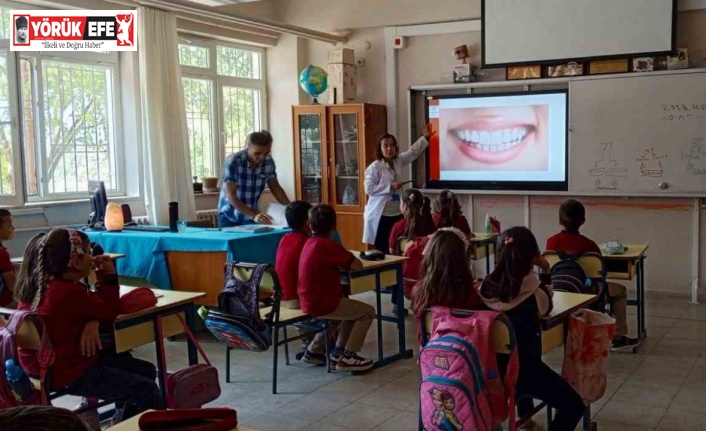 Nazilli’de miniklere ağız ve diş sağlığı anlatıldı