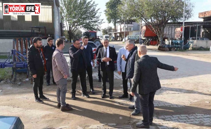 Başkan Kaplan Sanayi esnafı için kolları sıvadı