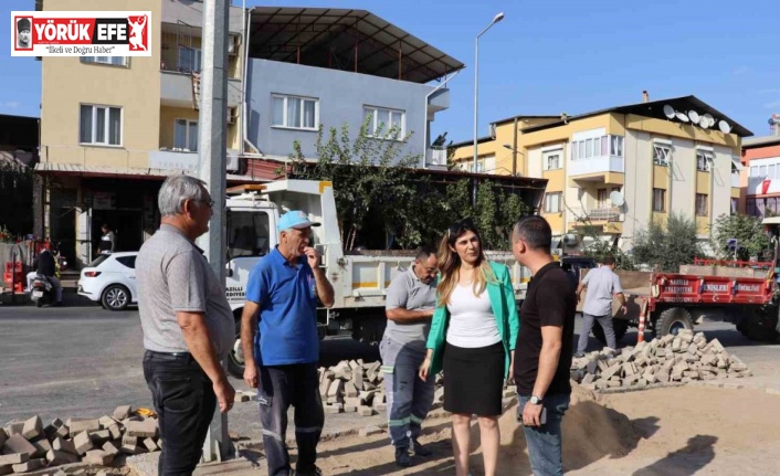 Nazilli İstiklal Mahallesi ASM çevresinde yollar yenileniyor