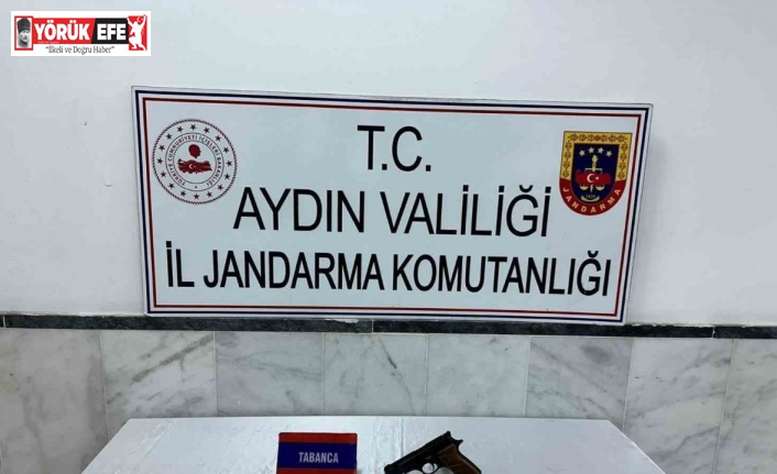 Kuyucak’taki evde ruhsatsız silah ele geçirildi