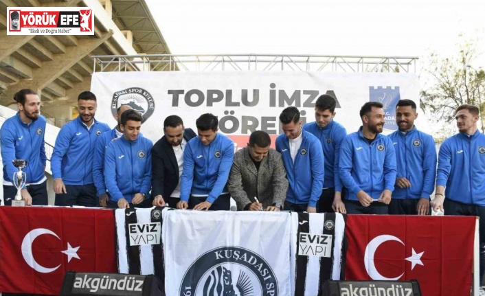 Kuşadasıspor, 8 futbolcu ile sözleşme imzaladı