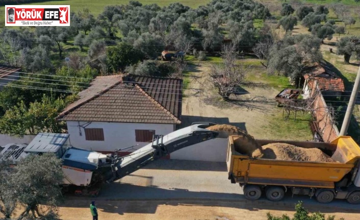 Aydın Büyükşehir Belediyesi’nin Germencik’teki çalışmaları sürüyor