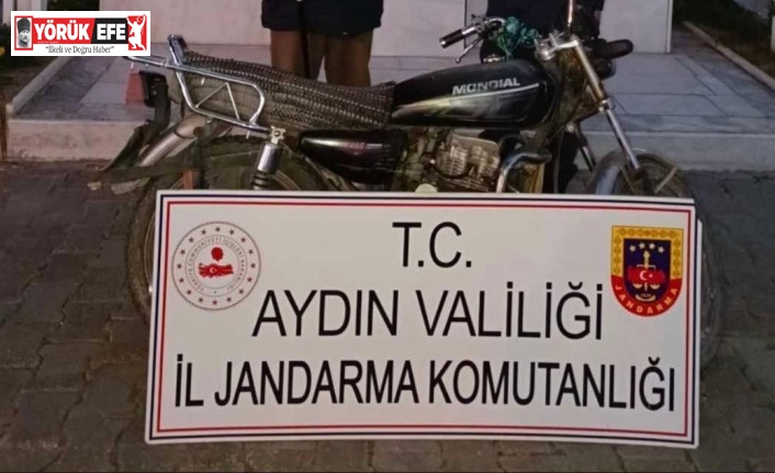 Çalınan motosikleti jandarma buldu