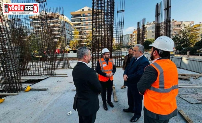 DİB Başkan Yardımcısı İşliyen, Aydın’da yapımı süren inşaatta incelemelerde bulundu